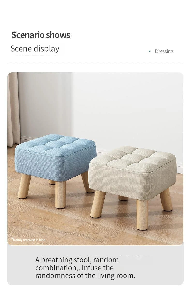 Solid Low Stool For Kids Foot Stool Durable Round Nesting Stools Comfortable And Soft Toddlers Playroom And Daycare House hold