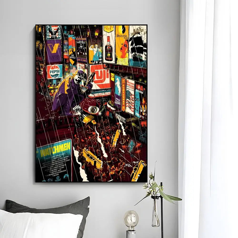 w-Watchmen Poster Wall Art Print Poster Decorative Mural Home Decor Gift Unframed