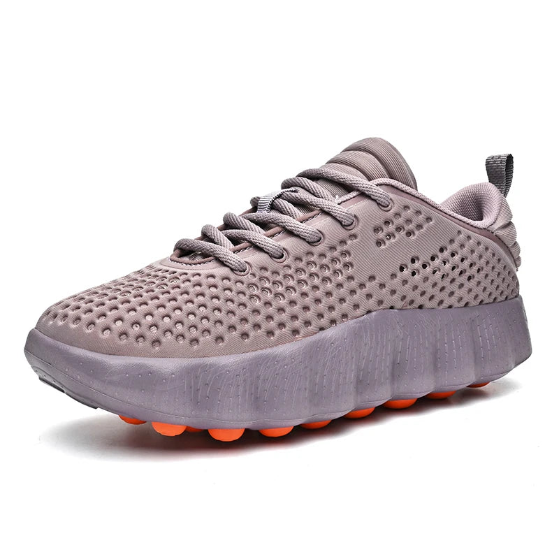 2026 New Hot Selling Fashionable Sports Shoes Comfortable Soft Sole Foot Massage Casual Shoes Rebound Cushioning Walking Shoes