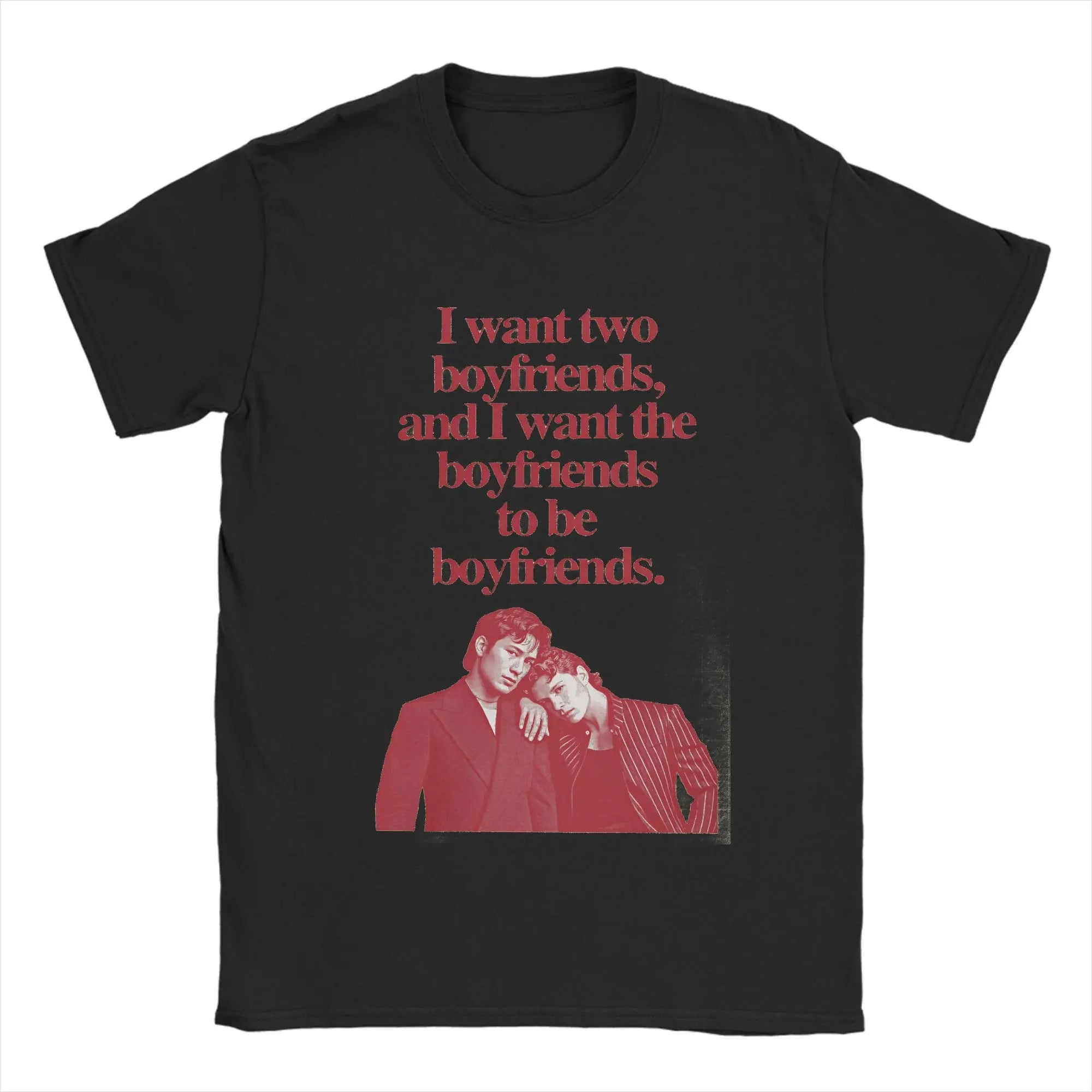 T Shirt Men's  Pure Cotton Unique T-Shirt Round Neck Heated Rivalry Tees Short Sleeve Clothing Classic