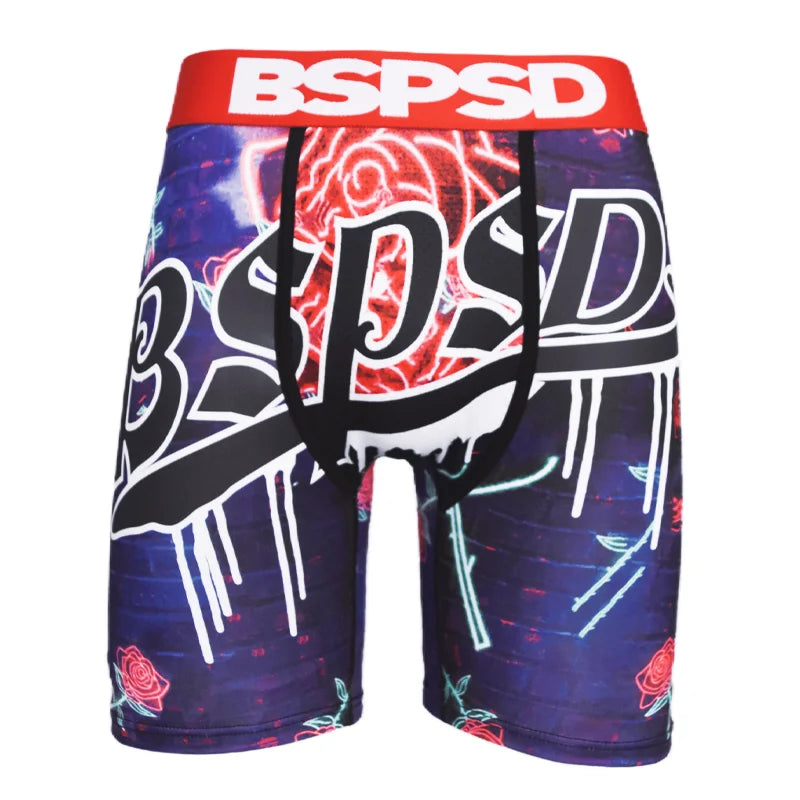 Sexy Men Underwear Boxers Breathable Mens Boxershorts Men's Panties Underpants Plus Size Fashion Print Man Boxers Briefs Trunks