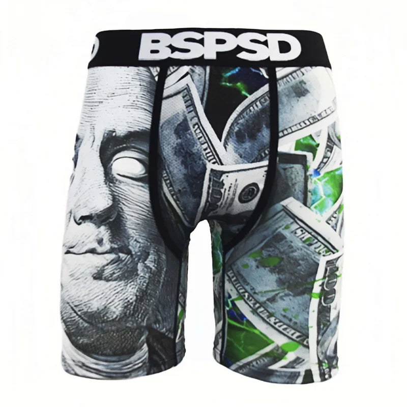 Sexy Men Underwear Boxers Breathable Mens Boxershorts Men's Panties Underpants Plus Size Fashion Print Man Boxers Briefs Trunks