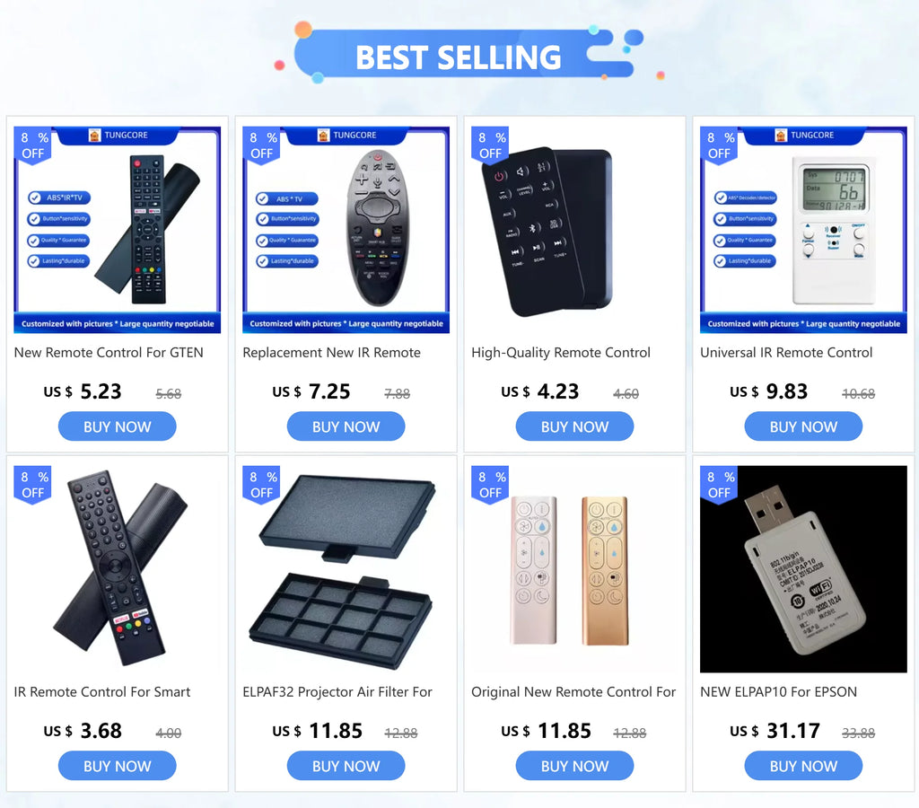 New Remote Control for Grandin TV LD49VG49279S/LD22VGB273S/LD40VGB279S/LD32VGB279S/LD49VG279/LD32V278GF/LD32VG32279S
