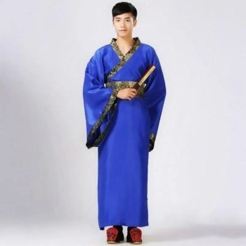 Men Woman Stage Dance Dress Chinese Traditional Costumes New Year Adult Tang Suit Performance Hanfu Female Cheongsam