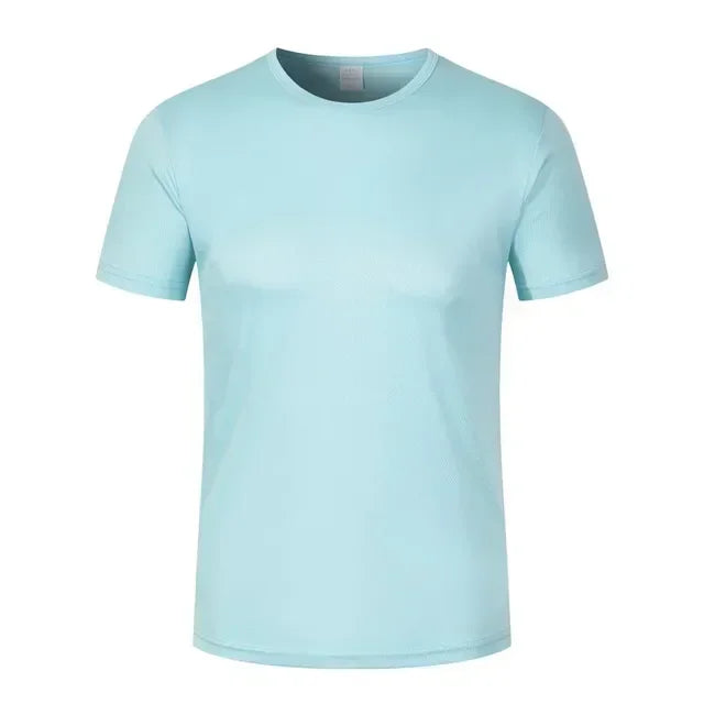 T Shirt Print Logo Women For Men Quick Drying Running Gym Custom Marathon Short Sleeve Sports Attire Diy Brand Wholesale Cheap