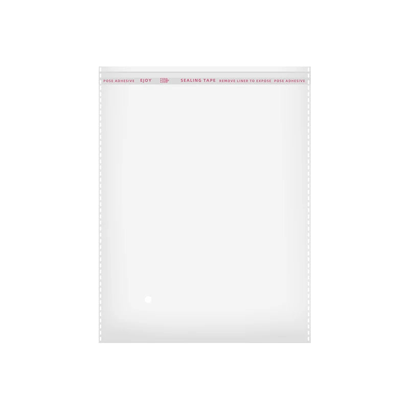 Transparent Storage Bag Groceries Accessories Storage Transparent Visible Plastic Self-adhesive Bag