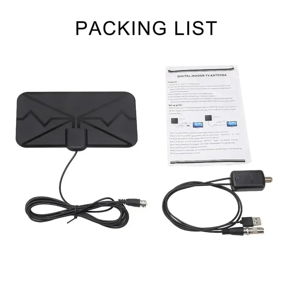 5000 Miles HD 8K 4K 1080P Indoor Digital TV Antenna 25DB HDTV Antena DVB-T DVB-T2 Cable TV Antena UHF VHF DTV Tv Antennas Aerial