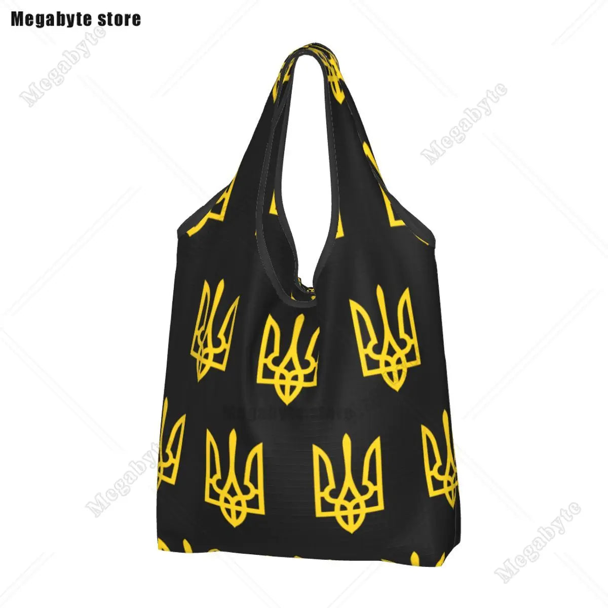 Brazil Flag Groceries Shopping Bag Cute Shopper Tote Shoulder Bag Big Capacity Portable Handbag