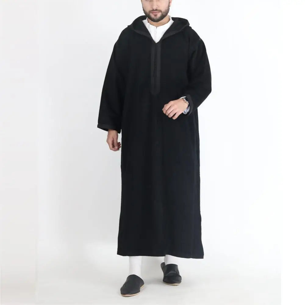 Men's Muslim Clothing Modest Fashion Abaya Thobes  for Muslim Men Modesty Dress Code Islamic Wear for Men